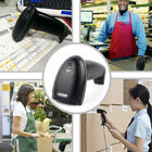Impact Proof 1D Handheld Barcode Scanner For Shopping 100 Scans / Second